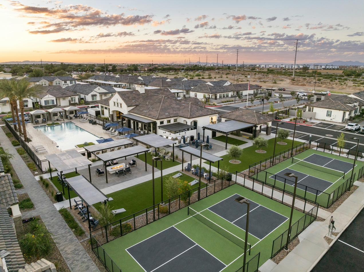 Stately Queen Creek aerial view